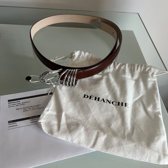 DEHANCHE Hollyhock Silver Syrup Mahogany Belt - Picture 14 of 16